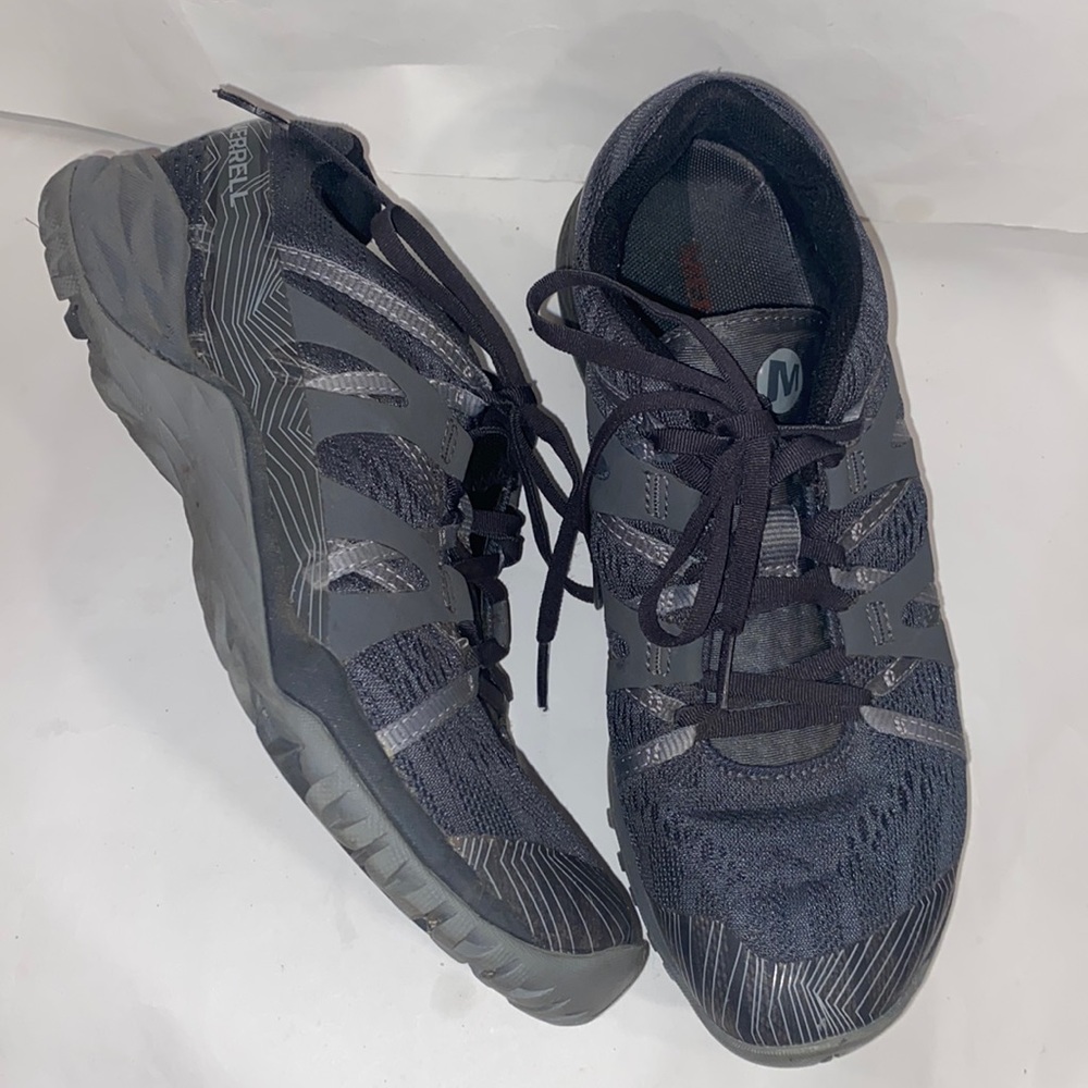 MERRELL SNEAKER Gray Lace Up Running Walking J46574 Women size: 7.5 - Picture 9 of 14